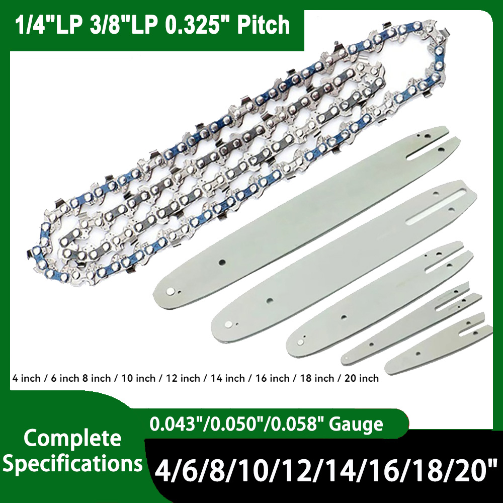 Mini Electric Chainsaw 6 Inch - 4/6/8/10/12/14/16/18/20 인치 전기 톱 체인 블레이드