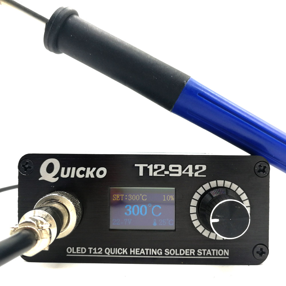 Digital Soldering Station T12 - QUICKO MINI T12 STC OLED 디지털