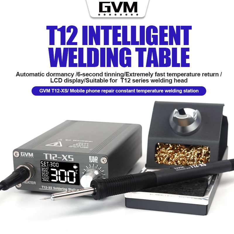 GVM T12-XS 디지털 디스플레이 온도 조절 납땜  - Digital Soldering Station T12 리뷰 및 가격